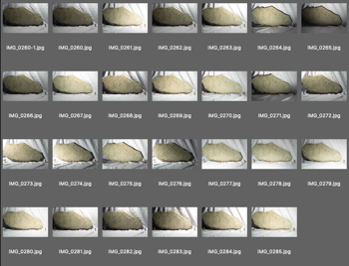 Thumbnails of the pictures I took.