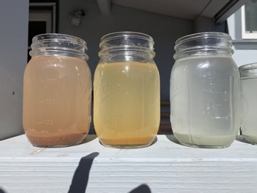 Red Yellow and Whitish-Greenish in Jars
