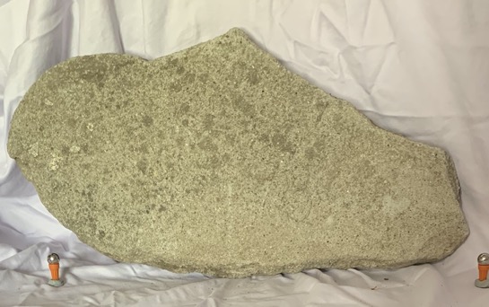 I found this slab in the yard.